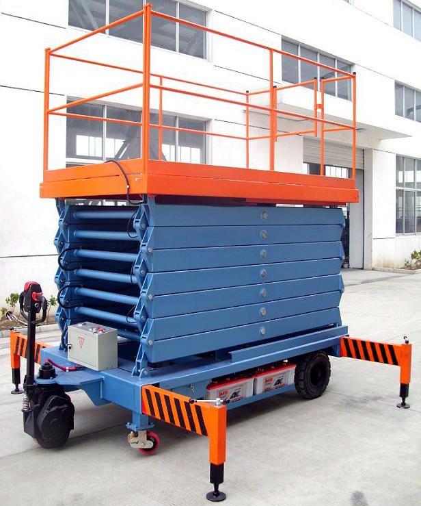 湘西助力行走剪叉式高空作业平台